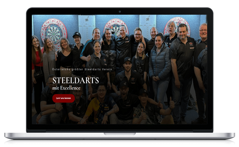 Beispiel Mockup Vereinswebsite erstellen